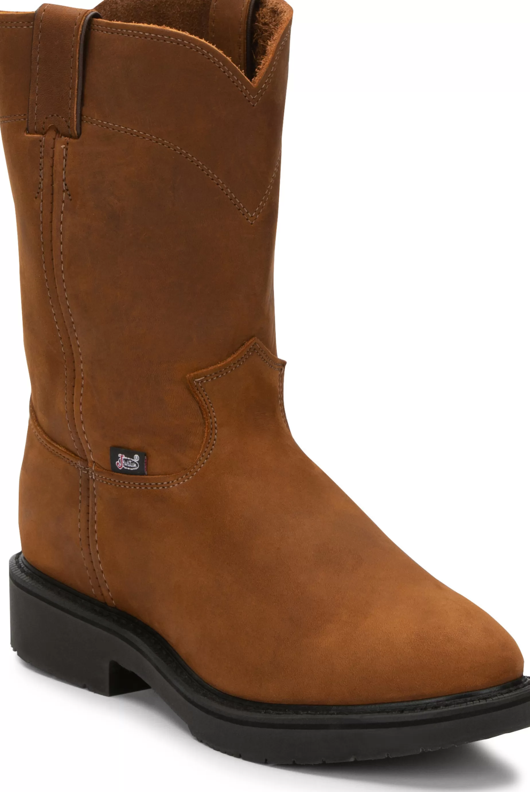 Hombre Justin Boots Conductor 10" Work